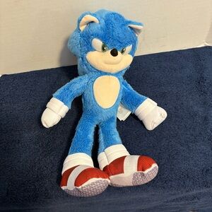13” Sonic The Hedgehog 3 Plush Stuffed Toy Jakks Pacific 2024 Sega Game Movie